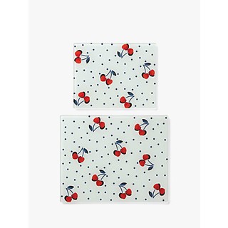 Vintage Cherry Dot Prep Board Set