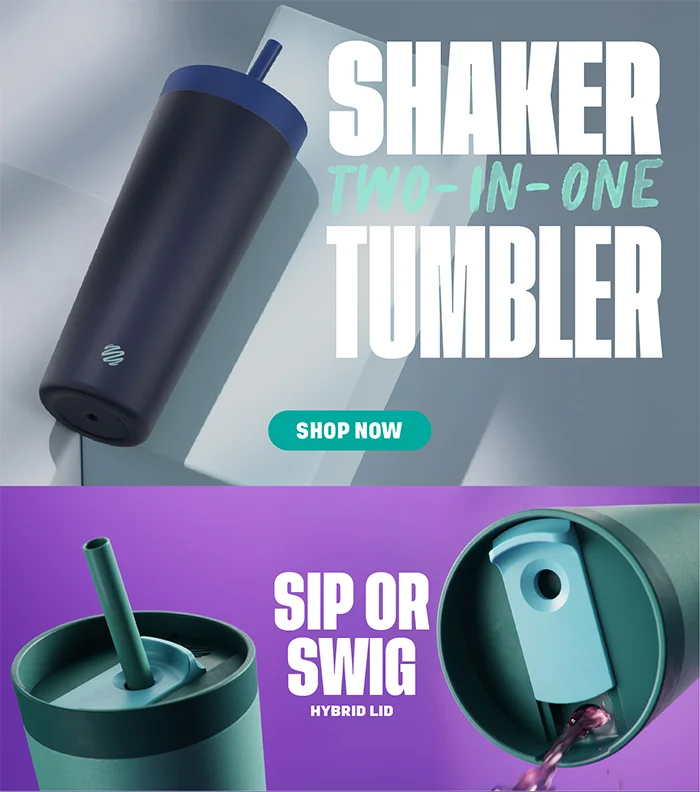 New Shaker Tumbler