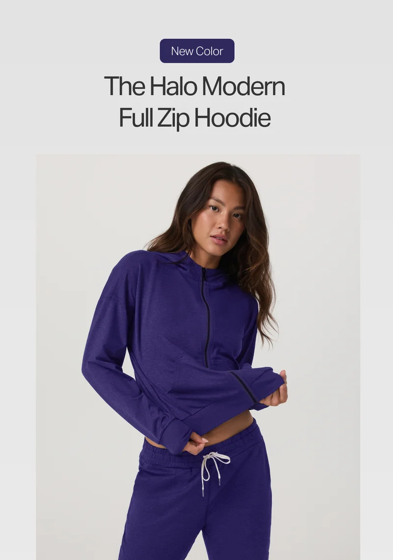 The Halo Modern Full Zip Hoodie