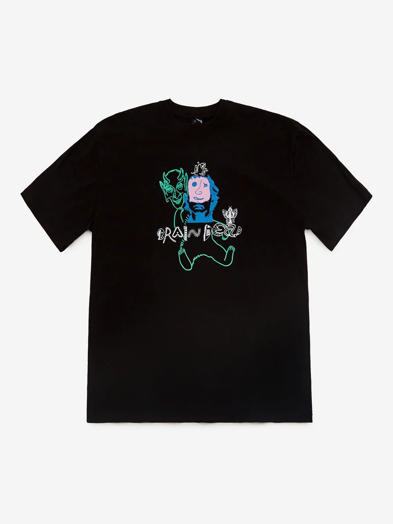 Image of Brain Dead Masks T-Shirt - Black