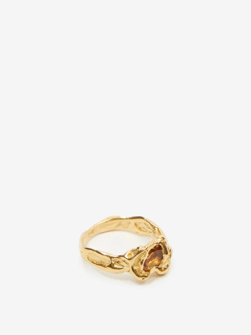 Image of Simuero Ola Ring - Orange/Gold