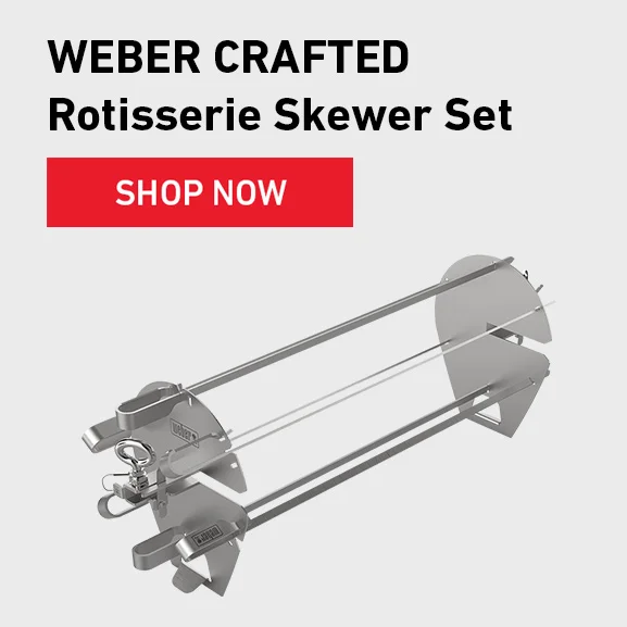 image of the LWEBER CRAFTED Rotisserie Skewer Set