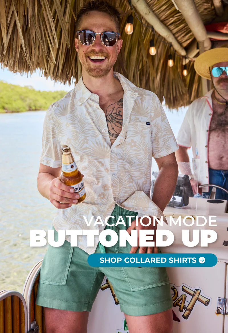 VACATION MODE, BUTTONED UP: Shop Collared Shirts
