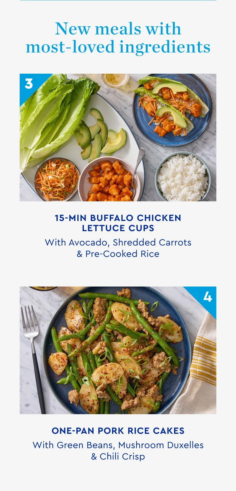 New meals with most-loved ingredients