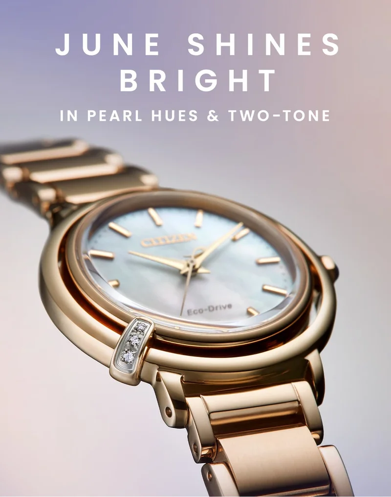 June Shines Bright in Pearl Hues & Two-Tone