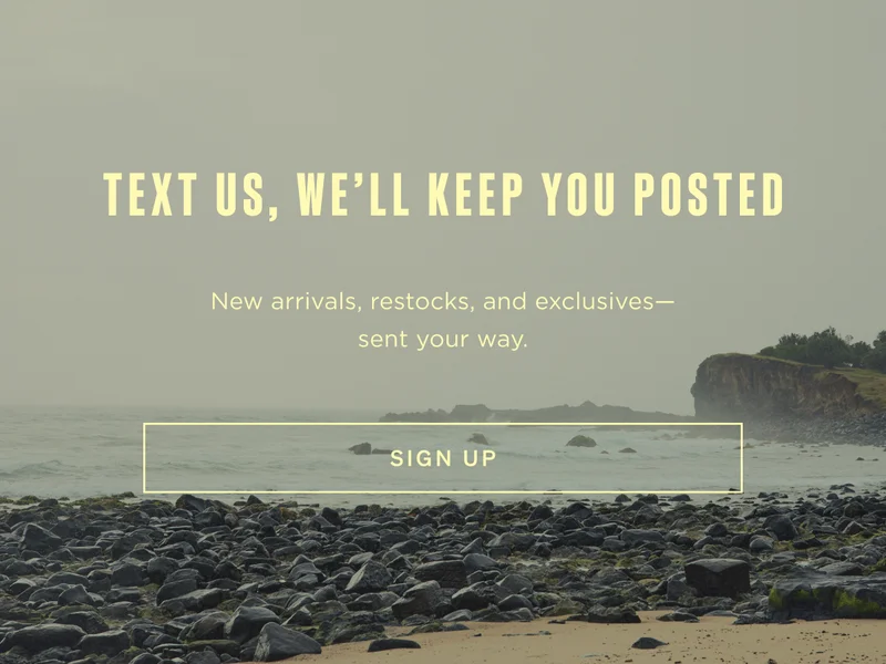 Sign Up For Texts