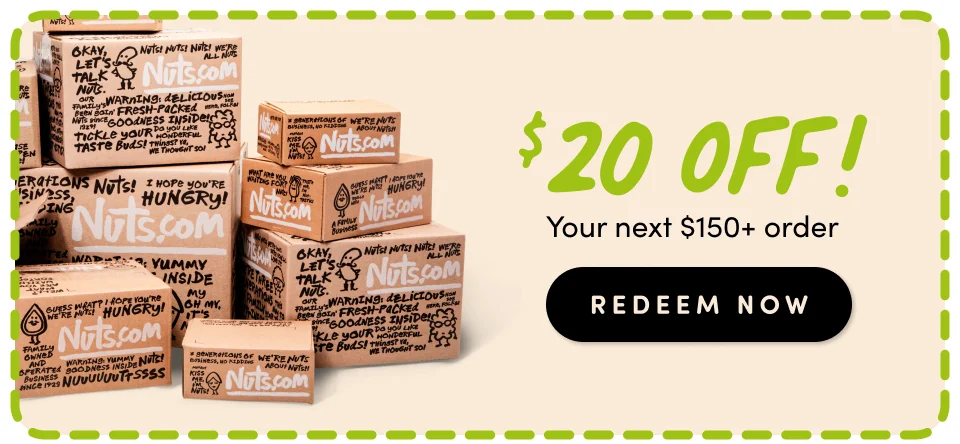 $20 off! your next $150 order; redeem now