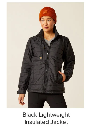 Black Lightweight Insulated Jacket