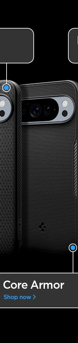 Pixel 10, Pixel 10 Pro, PIxel 10 Pro XL Core Armor case compatible with Pixelsnap.