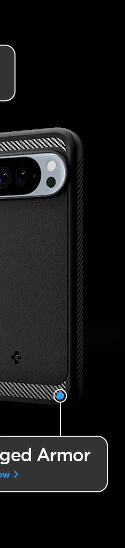Pixel 10, Pixel 10 Pro, PIxel 10 Pro XL Rugged Armor case compatible with Pixelsnap.
