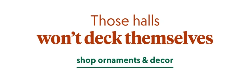 shop holiday decorating