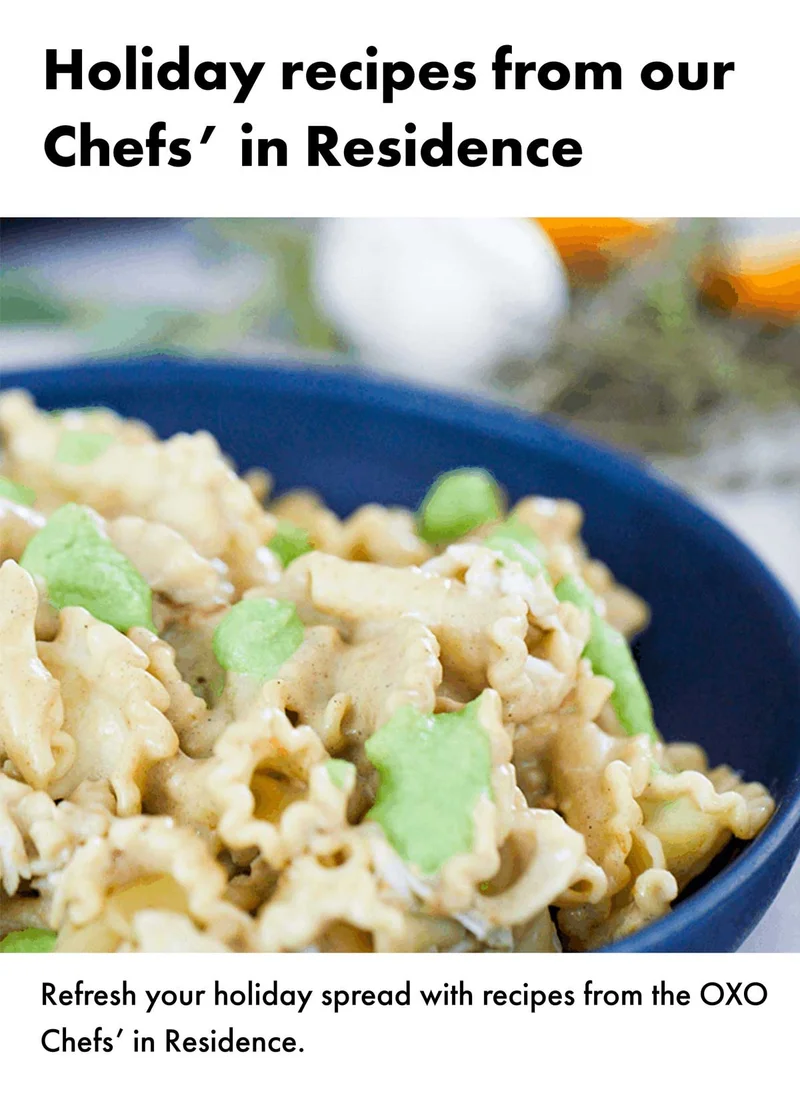 Holiday recipes from our Chef's in Residence