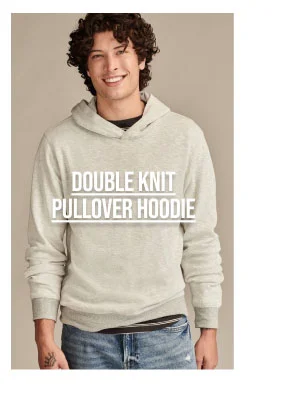 Double Knit Pullover Hoodie