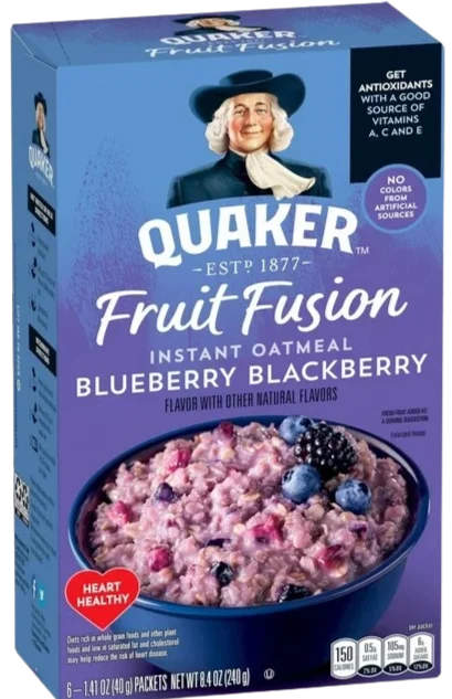 Image of Blueberry Blackberry Fruit Fusion Instant Oatmeal