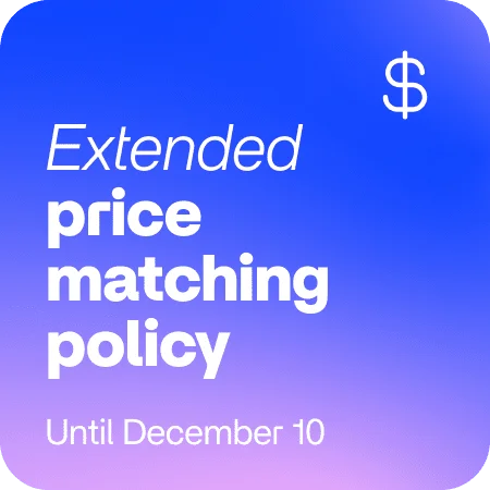 All orders placed between October 30 and November 19 will be eligible for a price match until Dec 10