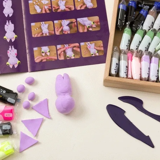 DIY Fantastical World Clay Shadow Box Kit