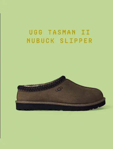 IMAGE-UGG TASMAN II NUBUCK SLIPPER
