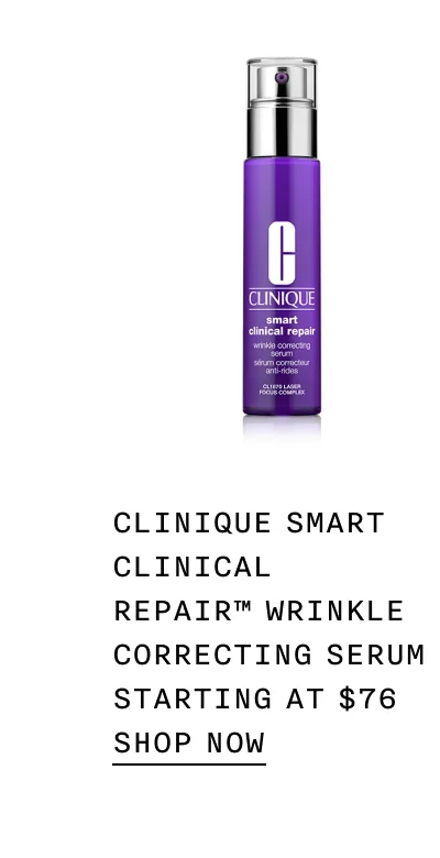 Clinique Smart Clinical repair™ Wrinkle Correcting Serum Starting at $76 | SHOP NOW