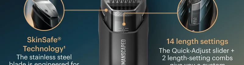 Skinsafe® Technology1 with 14 length settings