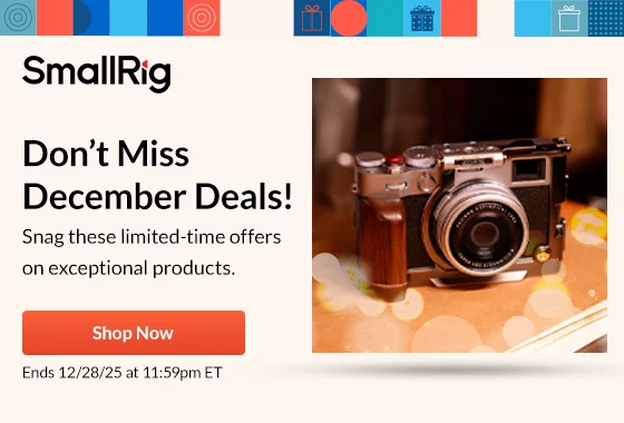SmallRig Dont Miss December Deals | Shop Now