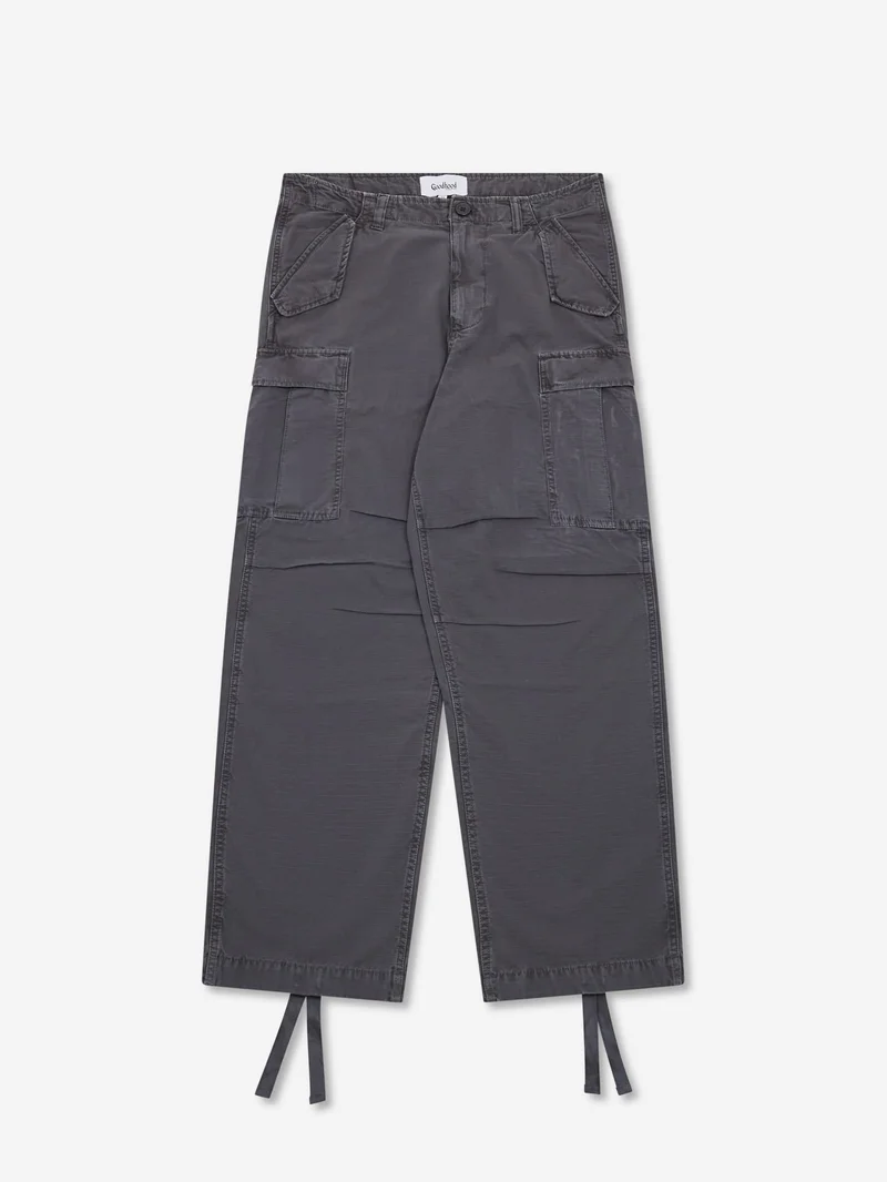 Image of Goodhood Worldwide Military Fatigue Pant - Faded Black