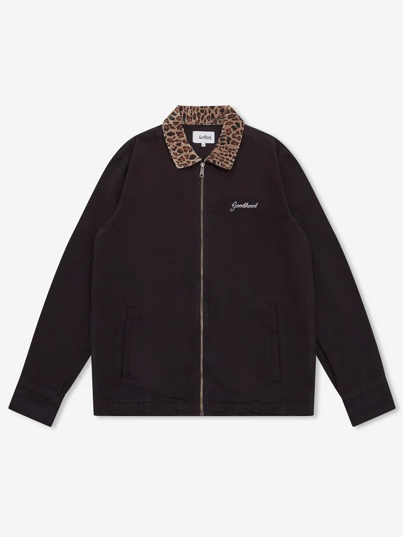 Image of Goodhood Worldwide Mechanics Jacket - Faded Black