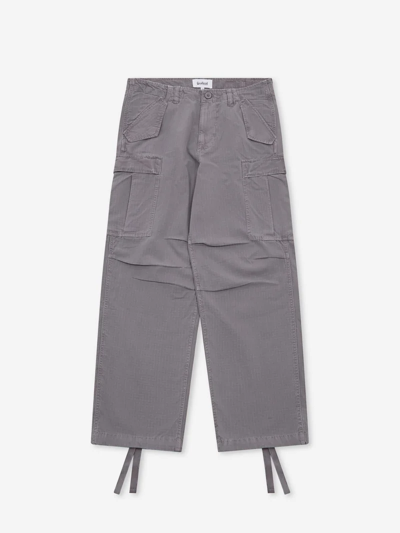 Image of Goodhood Worldwide Military Fatigue Pant - Faded Grey