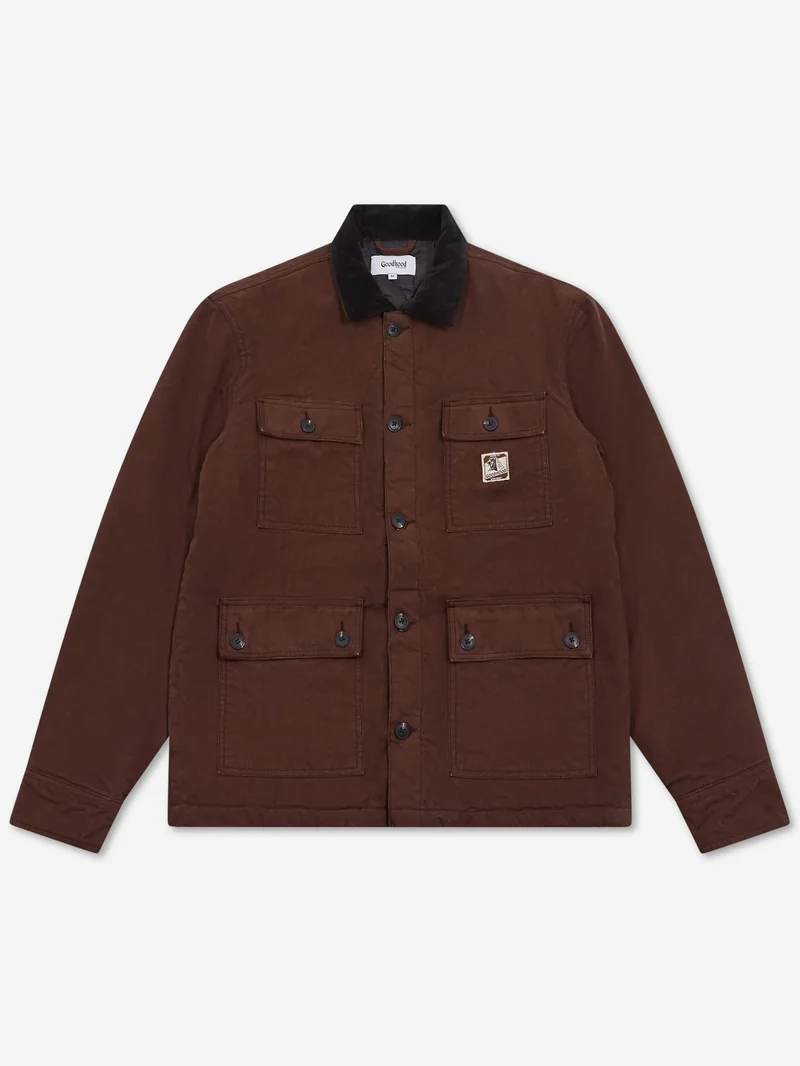 Image of Goodhood Worldwide Workwear Jacket - Faded Brown