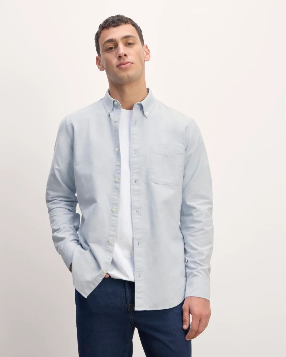 Image of The Slim Oxford Shirt | Light Blue | Standard