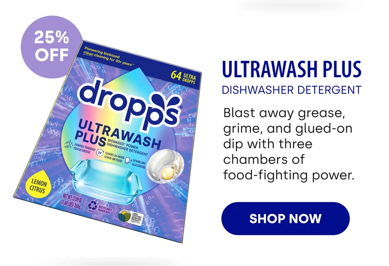 Ultrawash Plus Dishwasher Detergent | Blast away grease, grime, and glued-on dip with three chambers of  food-fighting power. [SHOP NOW]