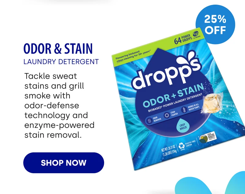 Odor & Stain Laundry Detergent | Tackle sweat stains and grill smoke with odor-defense technology and enzyme-powered stain removal. [SHOP NOW]