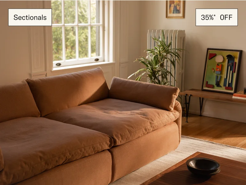 Save 35%* on Sectionals