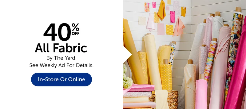 40% Off All Fabric
