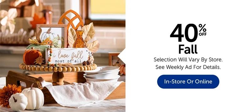 40% Off Fall
