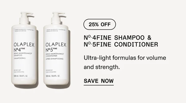 No.4Fine Shampoo & No.5Fine Conditioner | Save Now
