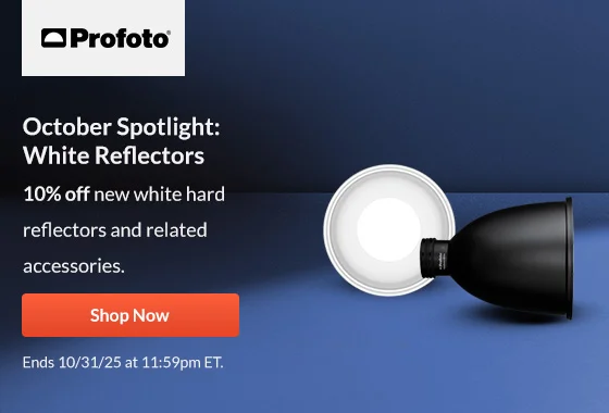 Profoto October Spotlight: White Reflectors | Shop Now