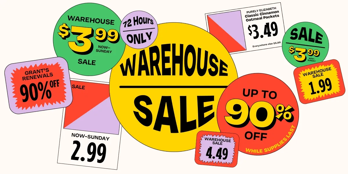 Shop the Warehouse Sale