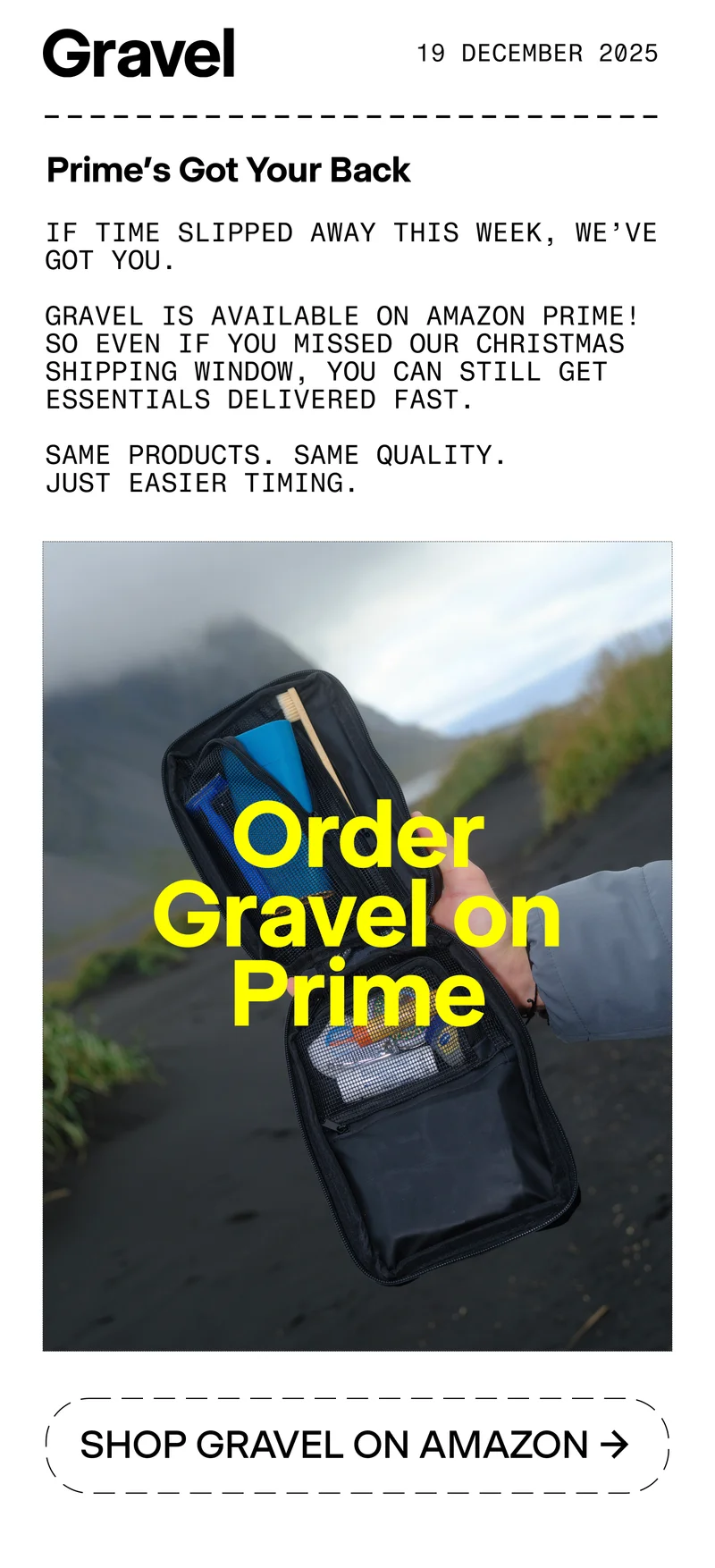 Gravel | Shop Now Gravel | Shop Now