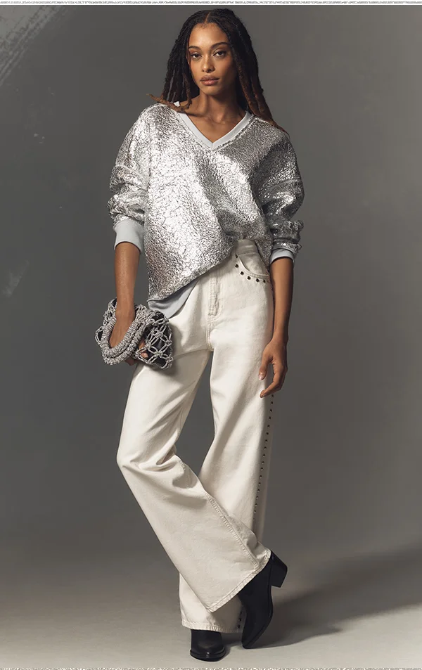 Silver sweatshirt