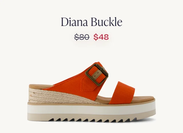 Diana Mule Buckle Wedge Sandal - Image