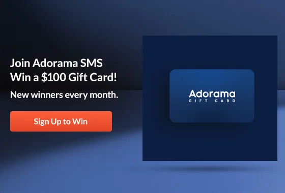 Join Adorama SMS, Win a $100 Gift Card!