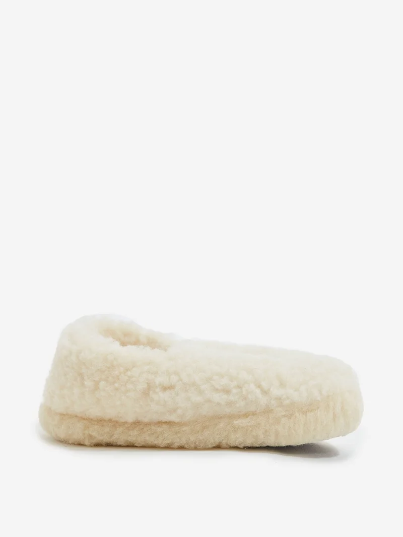 Image of Yoko Wool x Goodhood Siberian Wool Slippers - All Natural