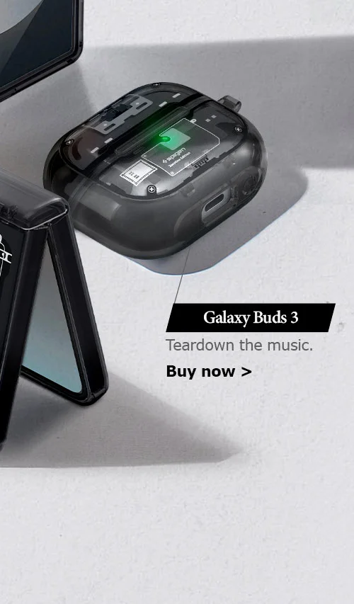 Teardown the music. Buy Samsung Galaxy Buds 3 and 3 Pro Ultra Hybrid Zero:One now.