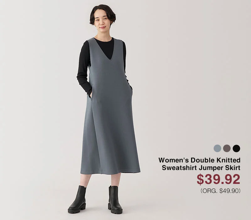Shop Women's Double Knitted Sweatshirt Jumper Skirt