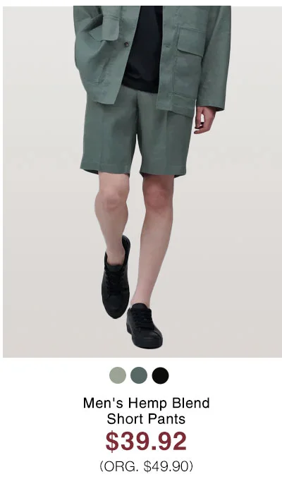 Shop Men's Hemp Blend Short Pants