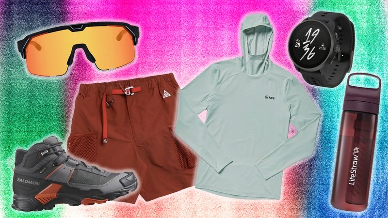 Image may contain: Clothing, Coat, Footwear, Shoe, Jacket, Adult, and Person Best Hiking Gear