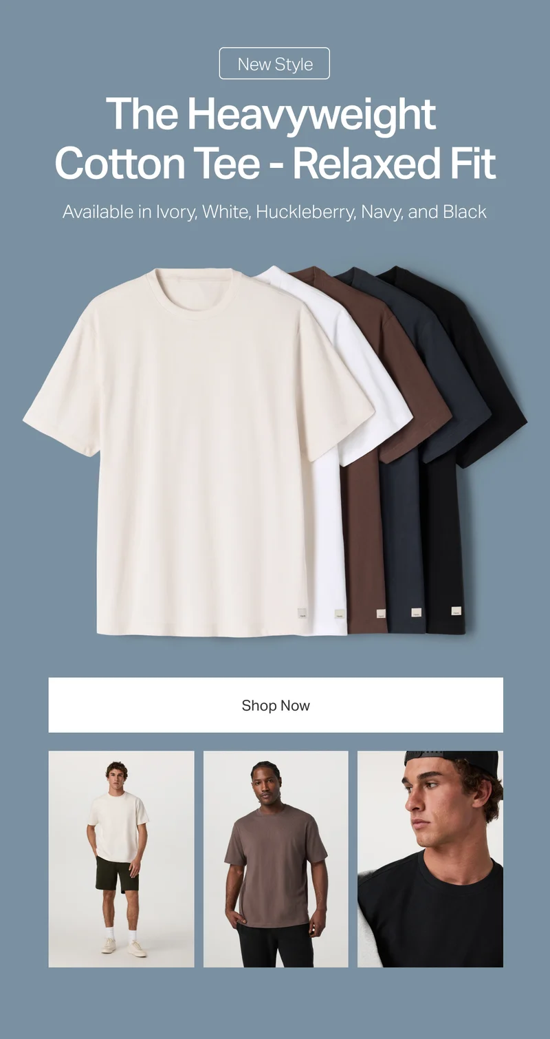 The Heavyweight Cotton Tee - Relaxed Fit