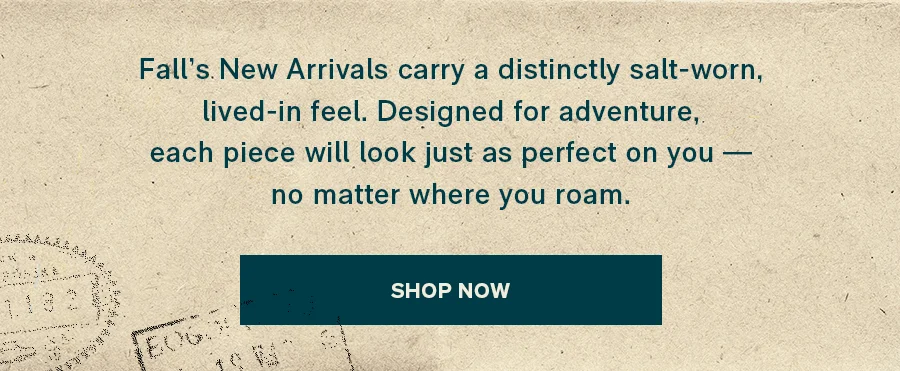 Fall New Arrivals Shop Now