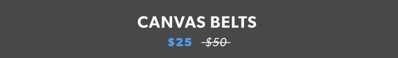 Canvas Belts