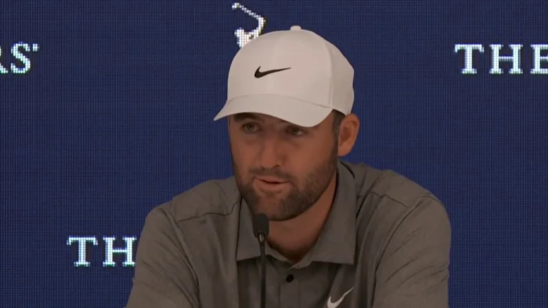 Scheffler: Playing golf like 'looking in a mirror'
